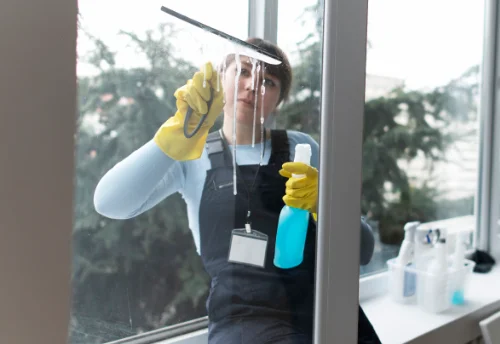 Nettoyage de vitres intérieures et extérieures à Nucourt